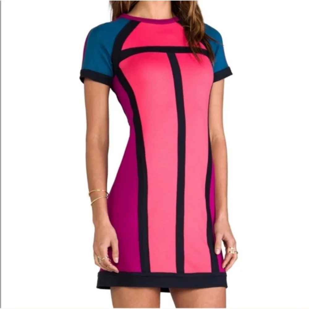 Marc by Marc Jacobs Colorblock Short Sleeve Dress